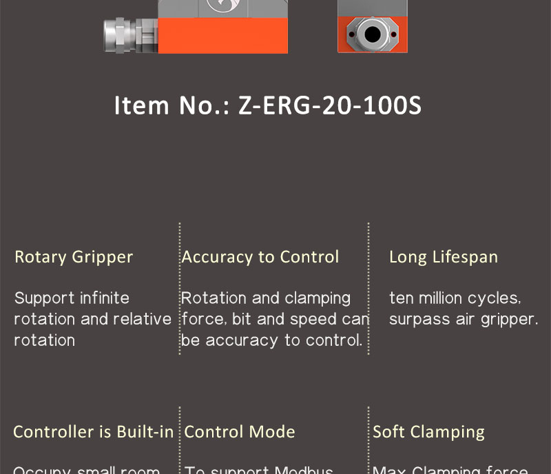 erg 20 100s 02 rotary electric gripper