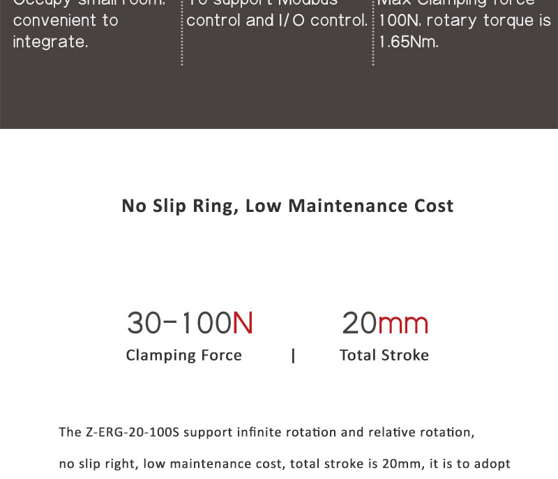 erg 20 100s 03 rotary electric gripper